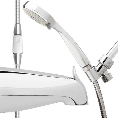 Auto-Diverting Tub Spout System for In-Wall Diverters